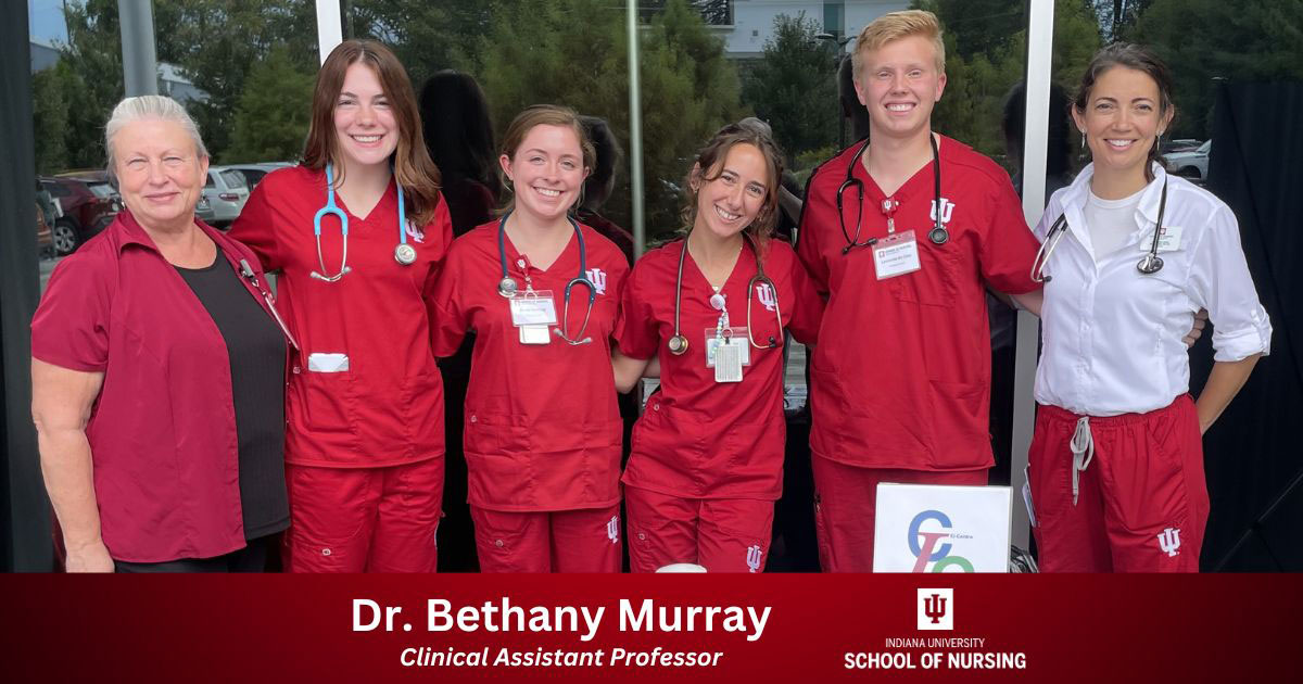 Graphic including Dr. Murray and a large group of people during a visit with Universidad Nacional Autónoma de Mexico faculty and students