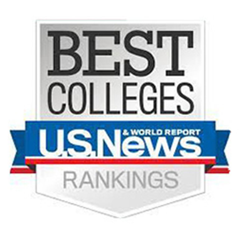 U.S. News and World Report Best Colleges Rankings badge